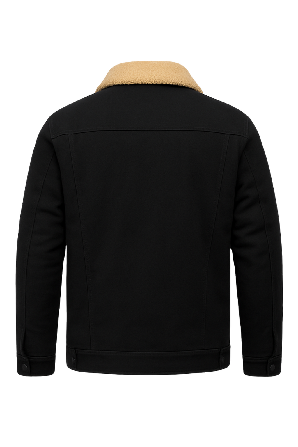 ALPINE TRUCKER JACKET  - BLACK