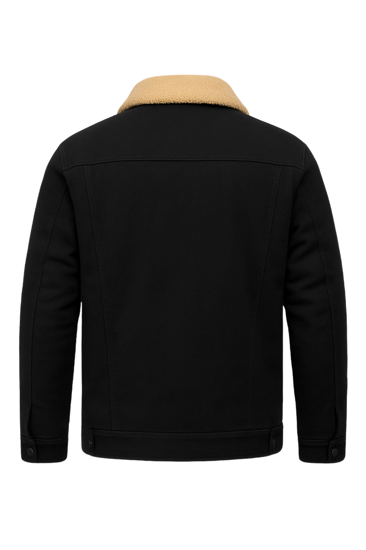 ALPINE TRUCKER JACKET  - BLACK