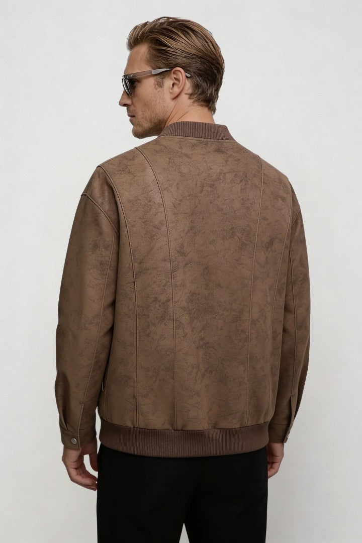 Noa Trucker Jacket - Brown