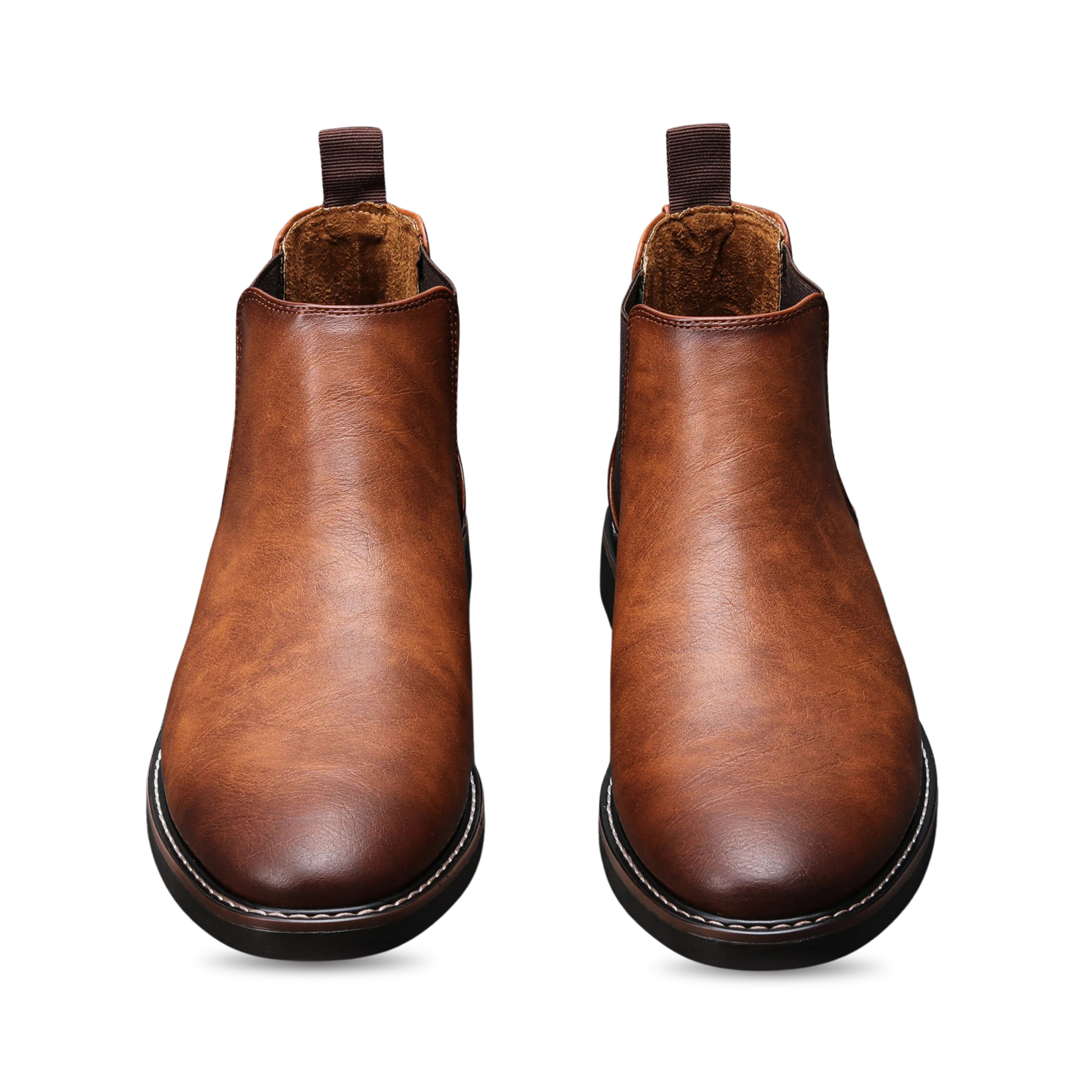 VALEMONT CHELSEA BOOTS - CHESTNUT