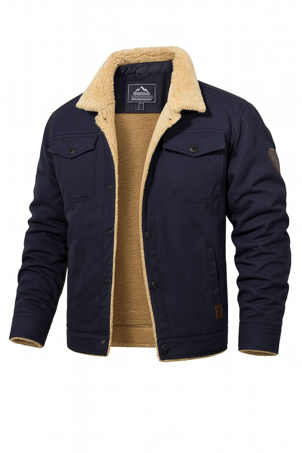 ALPINE TRUCKER JACKET - NAVY