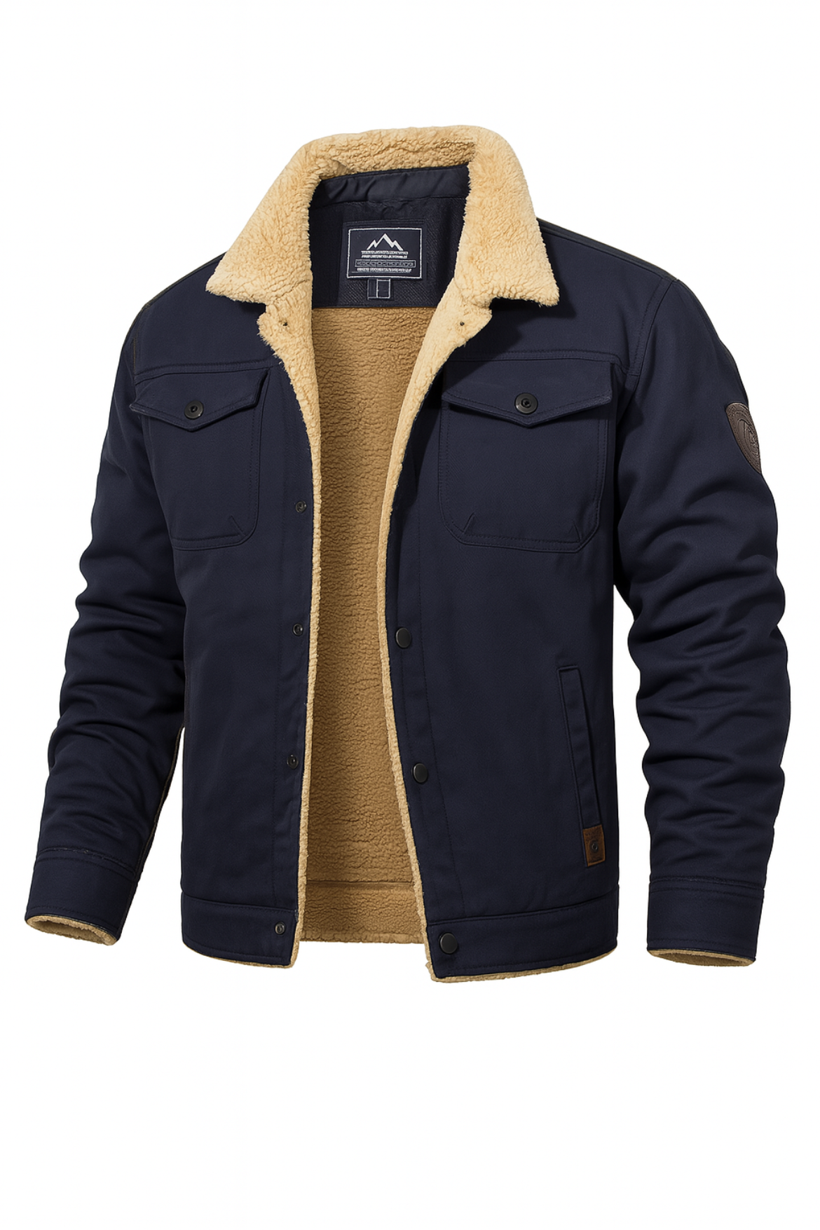 ALPINE TRUCKER JACKET - NAVY