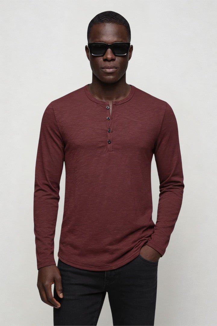 David Henley Shirt - Bordeaux