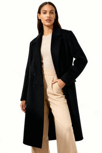 Elise Wool Coat - Black