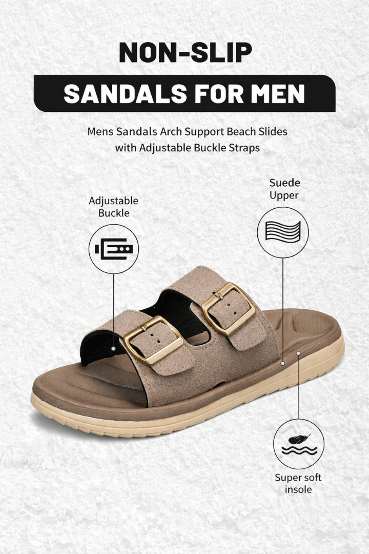 James Orthopedic Comfort Sandals - Desert
