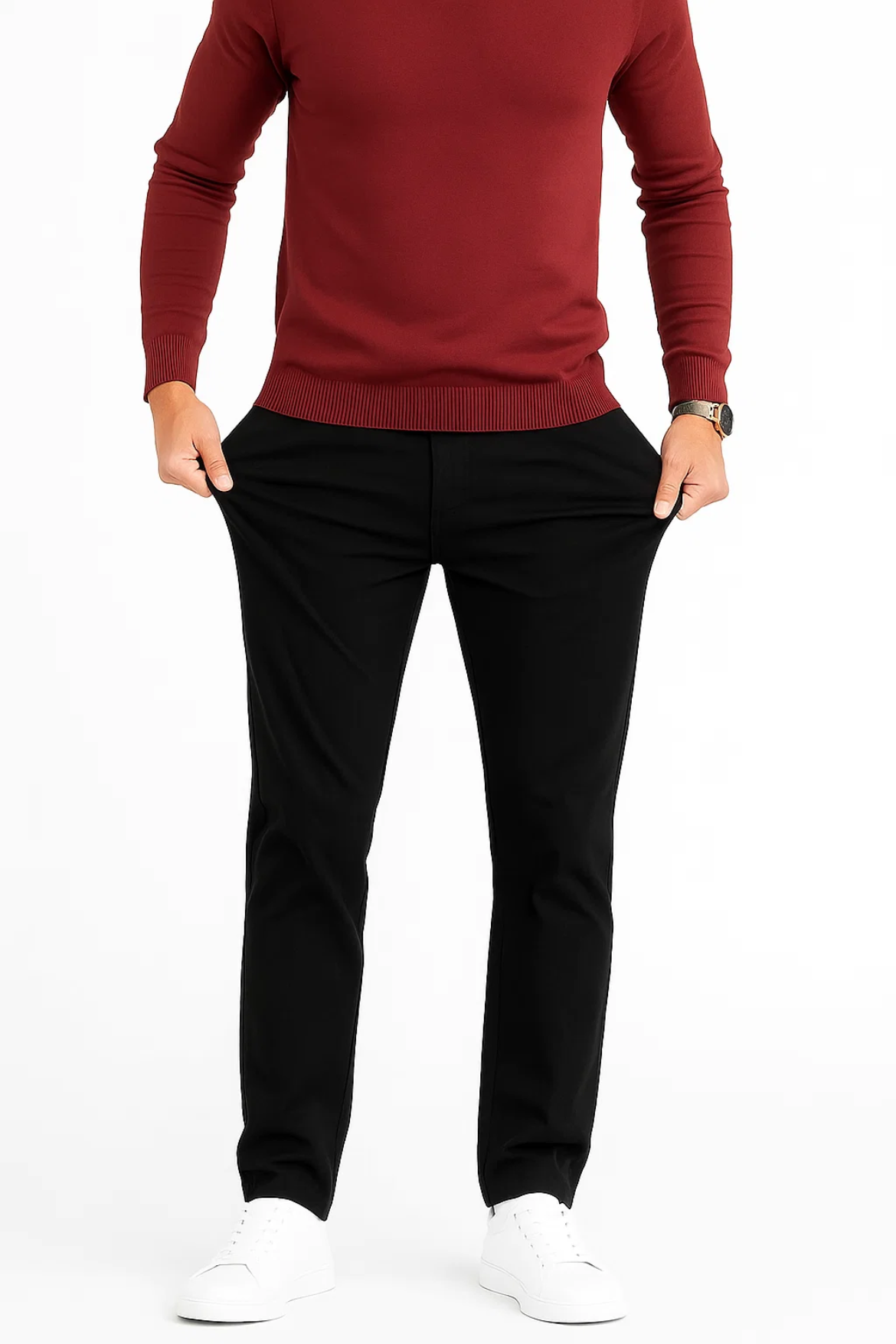 The Everyday Flex Chino - Black