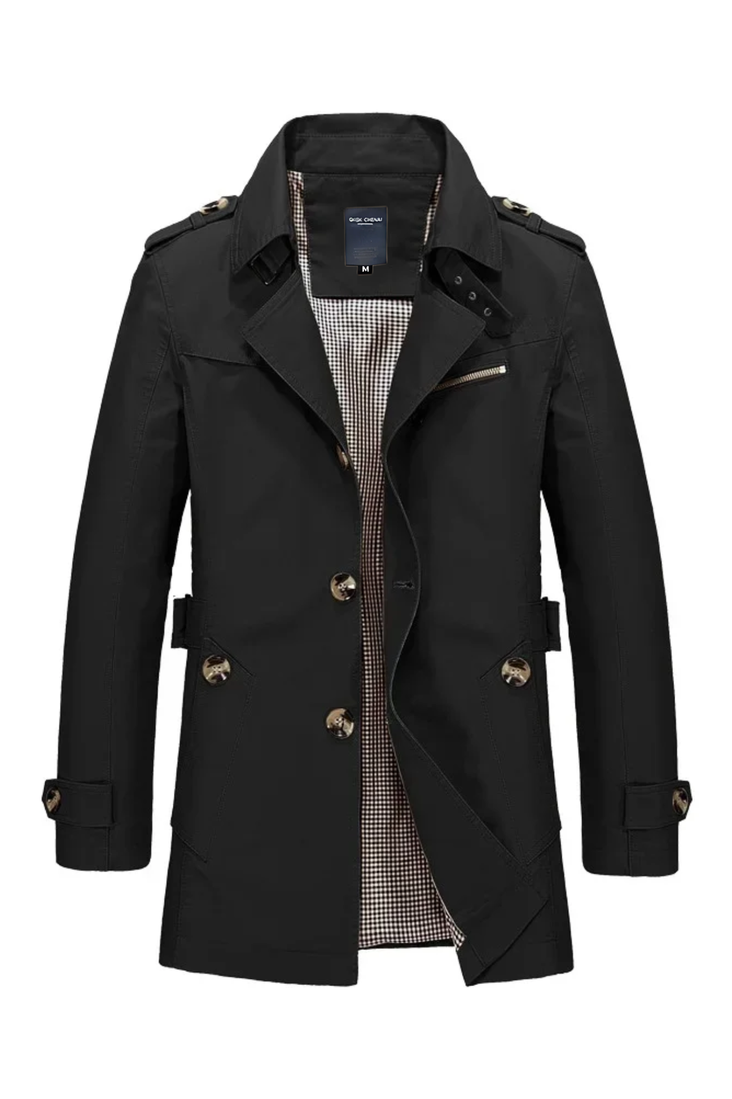 Harrison Trench Coat - Black