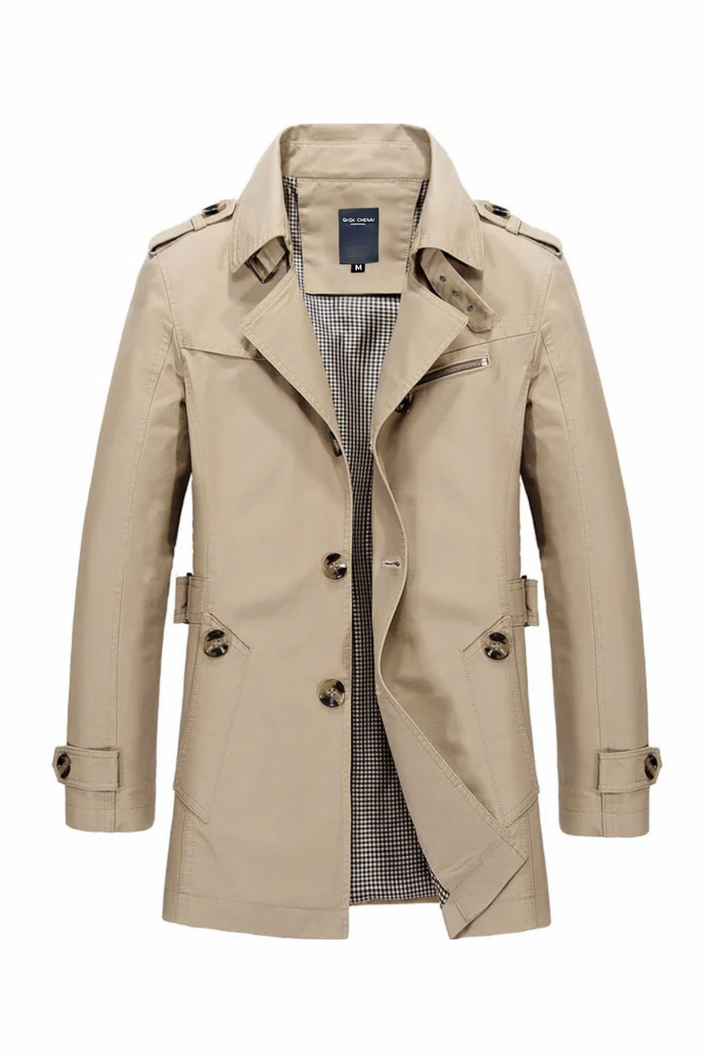 Harrison Trench Coat - Beige