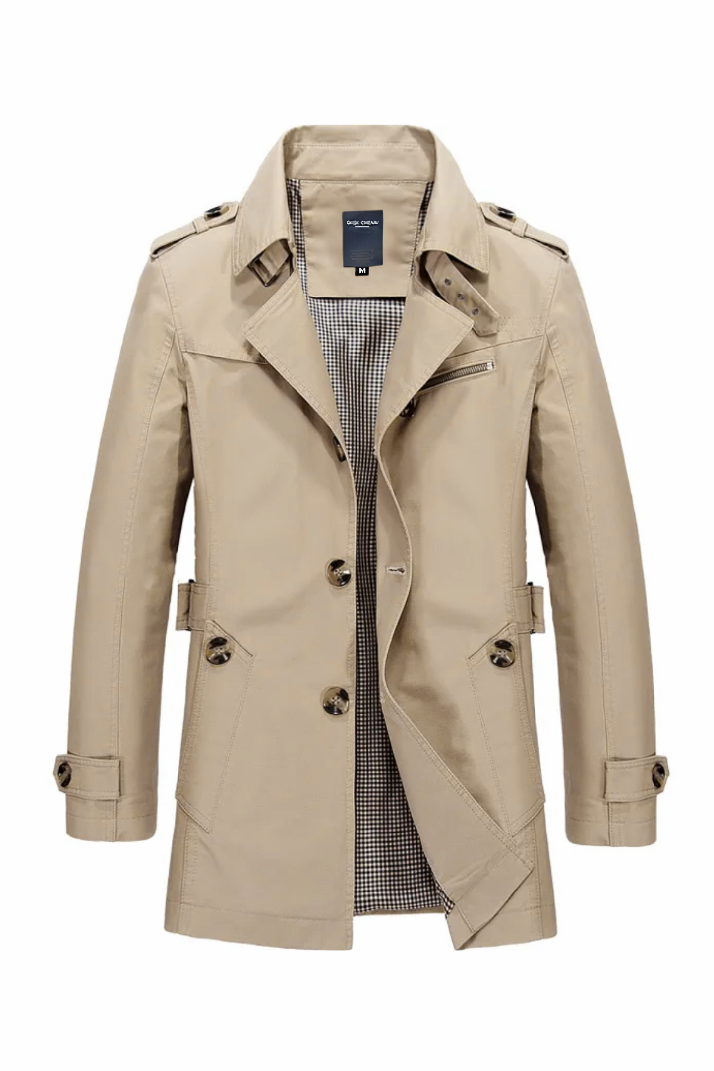Harrison Trench Coat - Beige