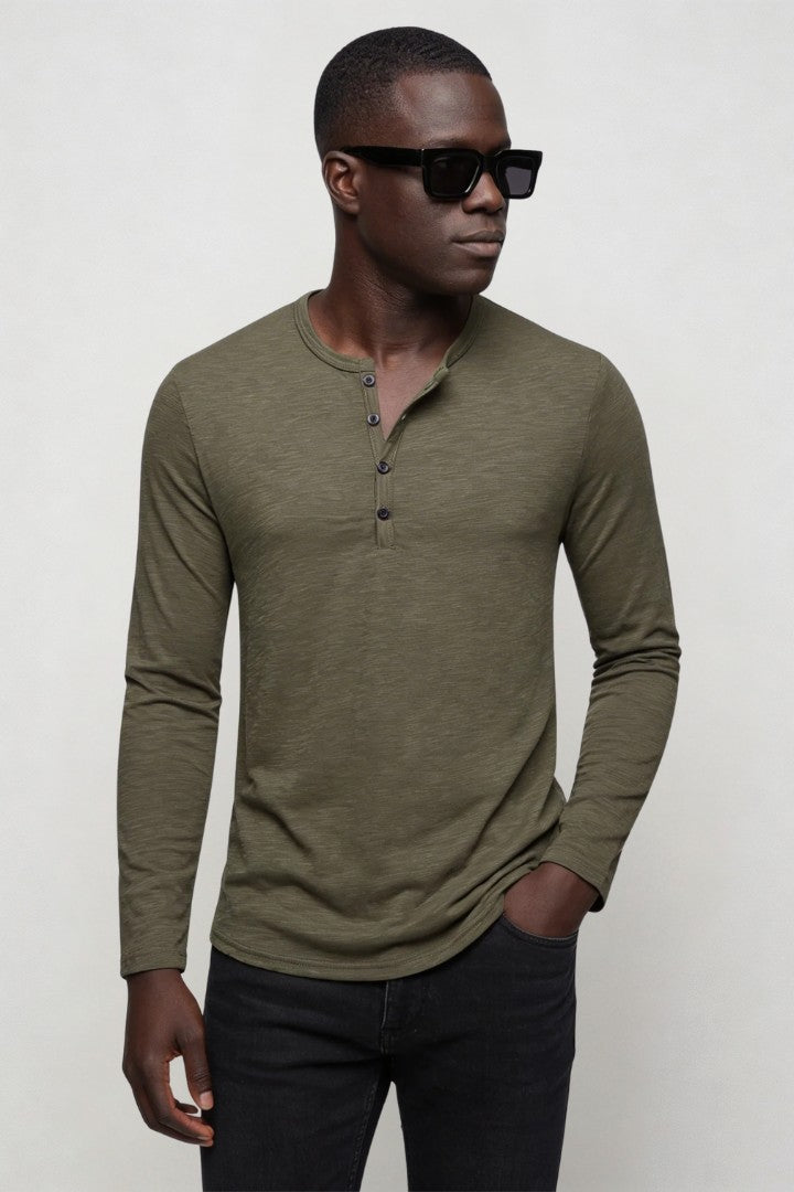 David Henley Shirt - Olive Green