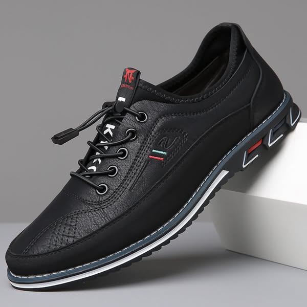 Oxford Handcrafted Leather Shoes - Black