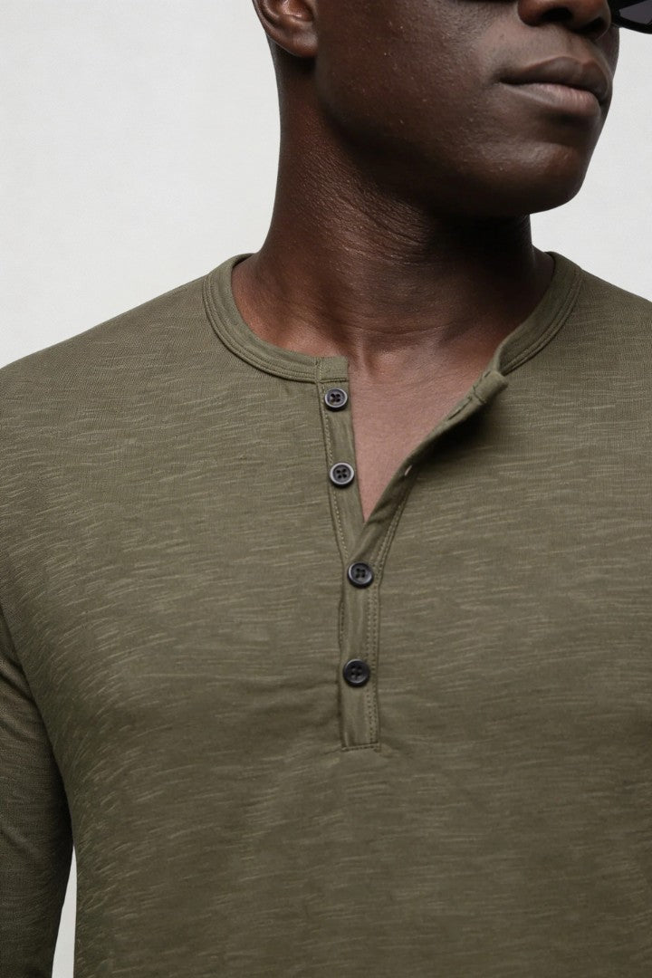 David Henley Shirt - Olive Green