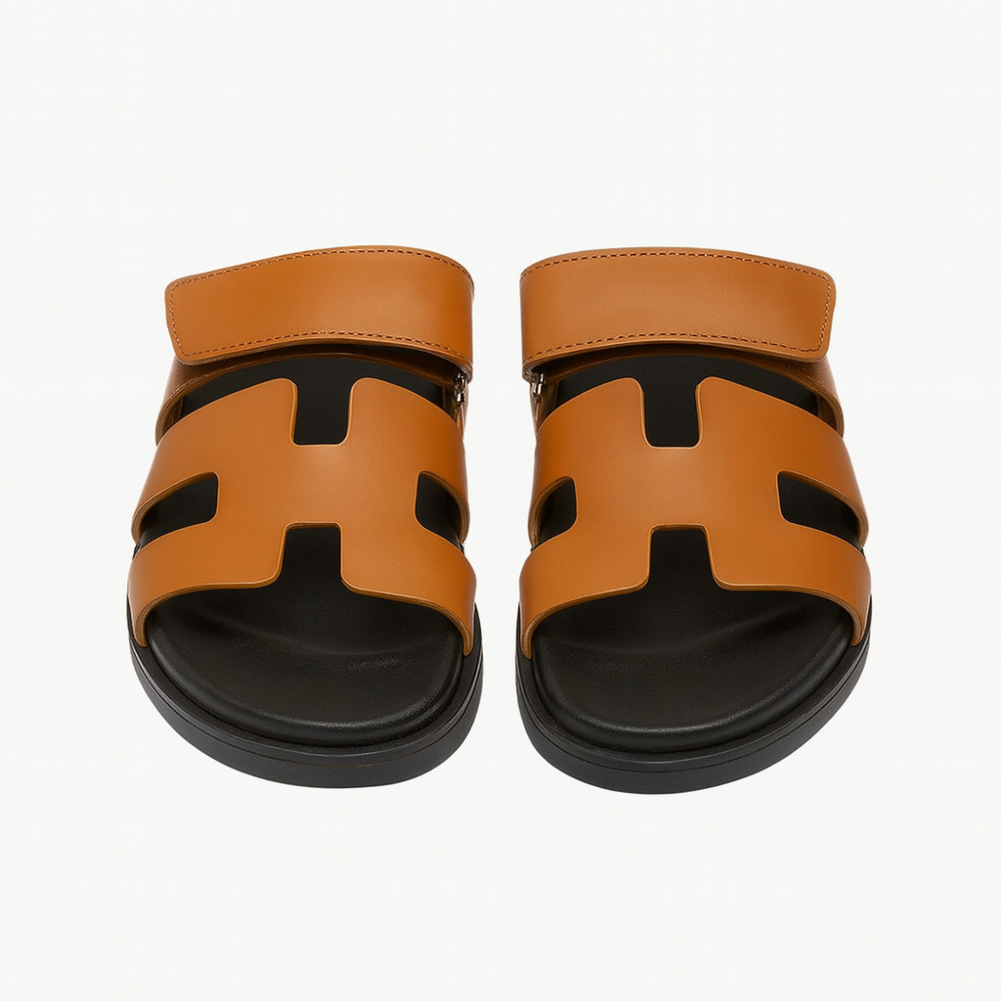 Carl H-Cut Sandals - Brown