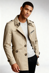 Harrison Trench Coat - Beige