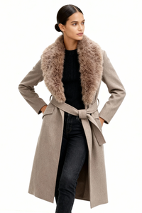 The Amara Coat - Beige