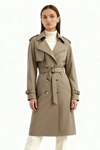 Liora Trench Coat - Brown