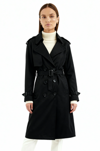 Liora Trench Coat - Black