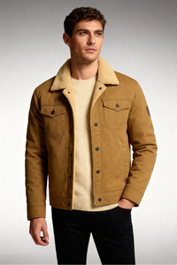 Alpine Trucker Jacket - Khaki