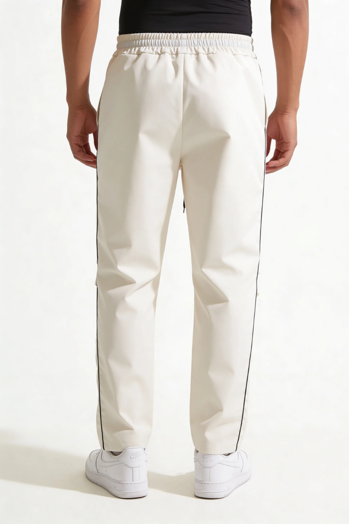 Dante Lightweight Drawstring Pants - White