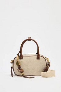 Capri Mini Satchel – Beige