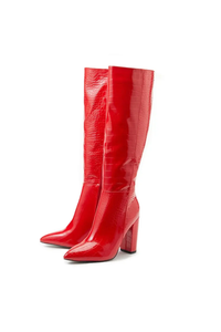 Lucerne Knee Boot - Rouge