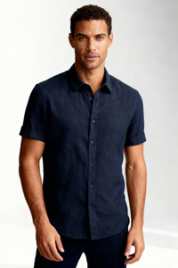 Riviera Short Sleeve Shirt - Navy
