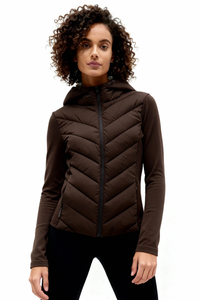 Ember Puffer Jacket - Dark Brown