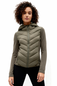 Ember Puffer Jacket - Olive Green