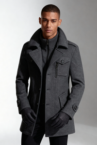 Wellington Overcoat - Gray