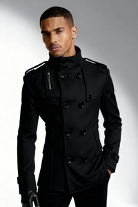 Valden Classic Peacoat - Black