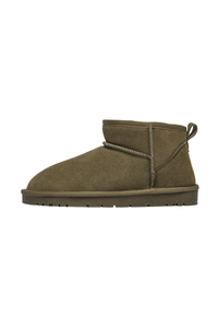 Clair Fleece-Lined Boots - Dark Olive