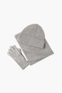 Merino Wool Winter Set - Light Gray