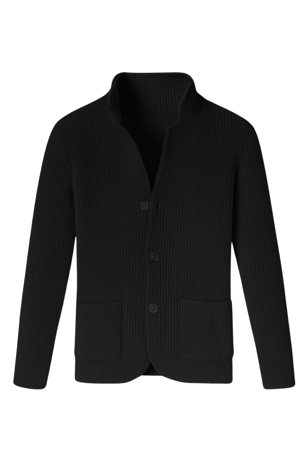 Whitmore Knit Cardigan - Black