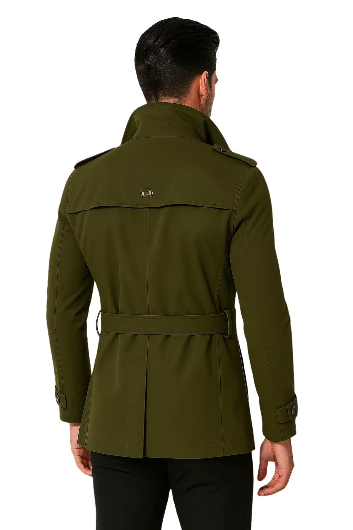 Harrison Trench Coat - Army