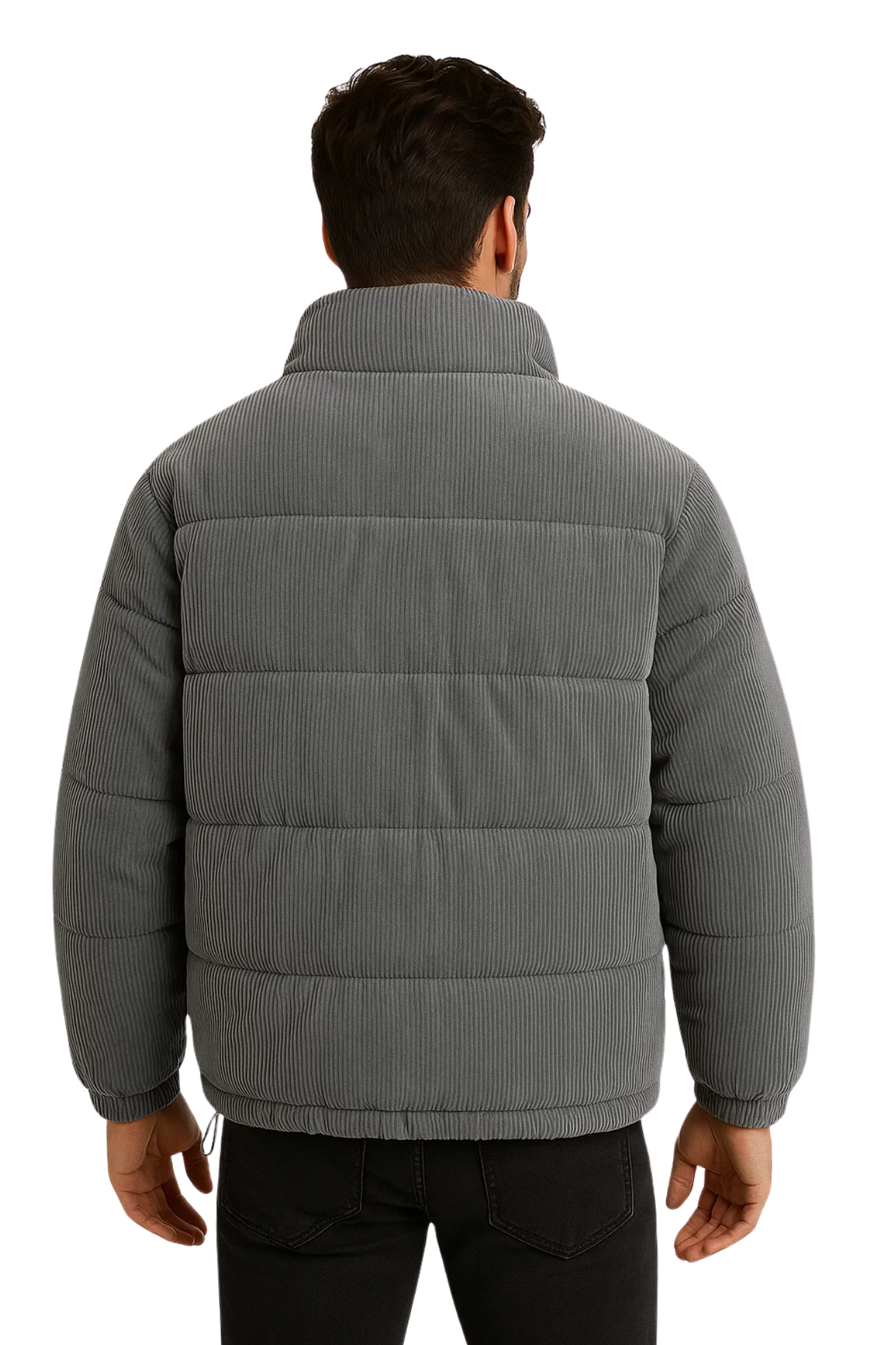 NORDSTONE CORD PUFFER - GREY