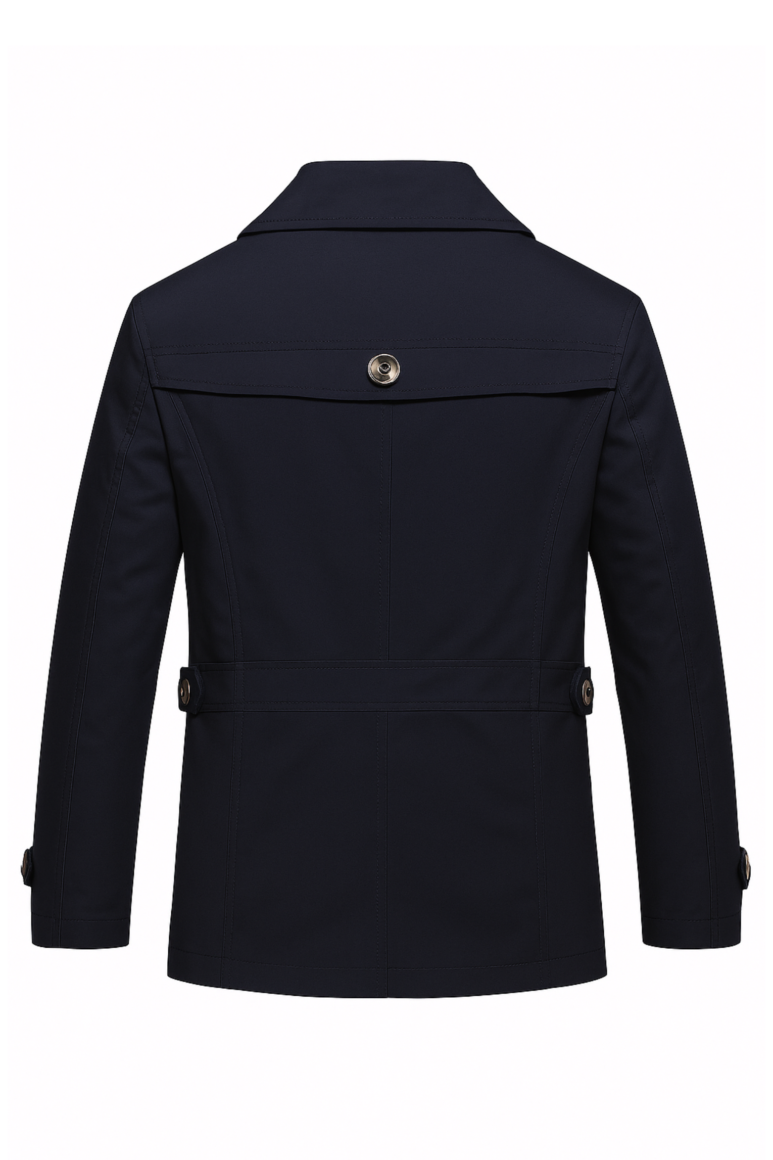 Harrison Trench Coat - Navy