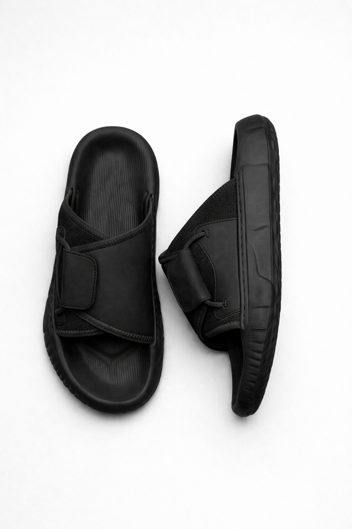 Men’s comfort slide sandals cushioned thick sole lightweight summer slip on sandals men