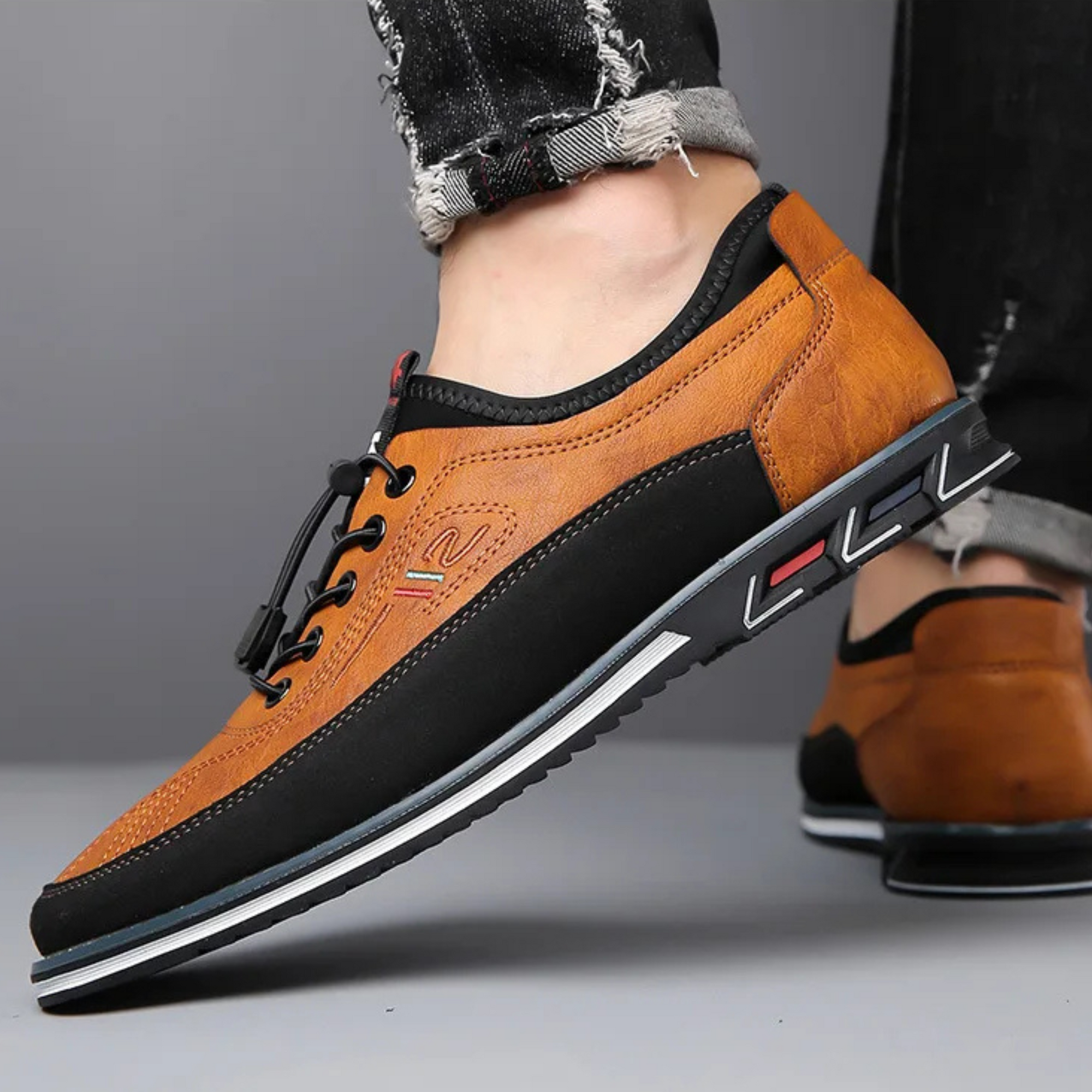 Oxford Handcrafted Leather Shoes - Brown
