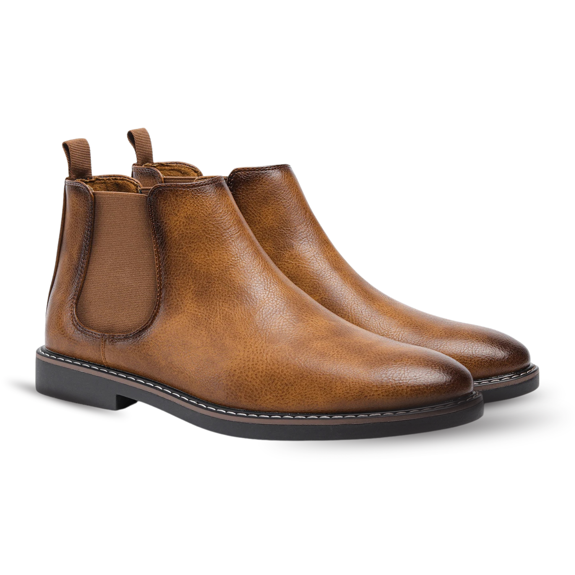 VALEMONT CHELSEA BOOTS - COGNAC